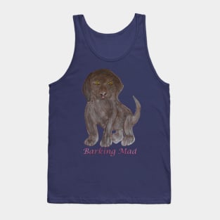 Barking Mad Chocolate Dog Tank Top